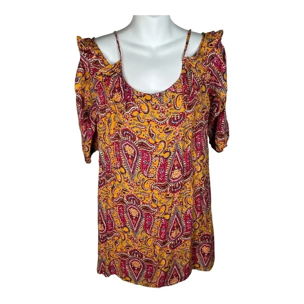 Hollister‎ Women Orange Casual Dress Medium